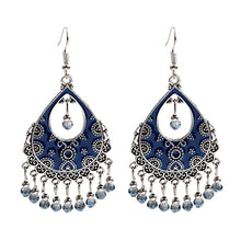 Load image into Gallery viewer, Vintage Beads Antique Jhumkha Tassel Earrings