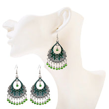 Load image into Gallery viewer, Vintage Beads Antique Jhumkha Tassel Earrings