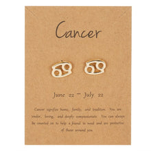 Load image into Gallery viewer, Constellation Symbol Zodiac Sign Stud Earrings