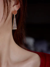 Load image into Gallery viewer, Retro Temperament Geometric Triangle Clip Earrings