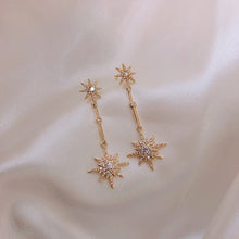 Load image into Gallery viewer, Wild Star Long Drop Beautiful Crafted Earrings