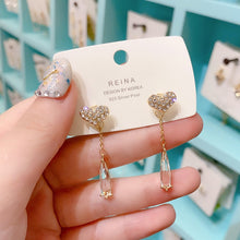 Load image into Gallery viewer, Super Fairy Small Water Drop Love Ear Pendant