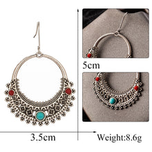 Load image into Gallery viewer, Boho Ethnic Pendant Dangle Drop Bond Earrings