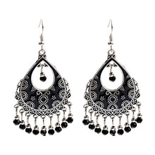 Load image into Gallery viewer, Vintage Beads Antique Jhumkha Tassel Earrings
