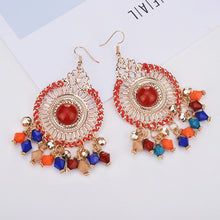 Load image into Gallery viewer, Bohemian Women Elegant Round Tassel Dangle  Earrings