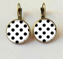 Load image into Gallery viewer, With the unique patterns of polka dots these colorful Drop Earrings are the one for you