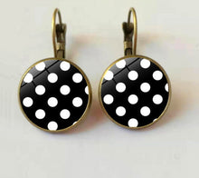 Load image into Gallery viewer, With the unique patterns of polka dots these colorful Drop Earrings are the one for you