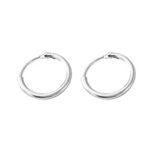 Load image into Gallery viewer, 40-80mm Exaggerated Big Smooth Circle Hoop Earrings