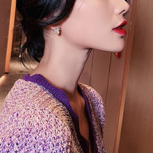 Load image into Gallery viewer, Exquisite Flower Zircon Stylish Stud Earrings