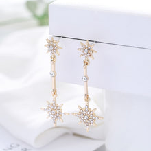 Load image into Gallery viewer, Wild Star Long Drop Beautiful Crafted Earrings