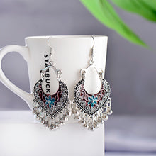 Load image into Gallery viewer, Vintage Beads Antique Jhumkha Tassel Earrings