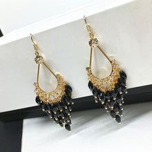 Load image into Gallery viewer, Trendy Festive Luxury Crystal Beaded Tassel Earrings