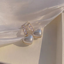 Load image into Gallery viewer, High Grade Pearl Love Personalized Earrings