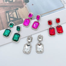 Load image into Gallery viewer, Multi-layer Glamorous Geometric Drop Earrings