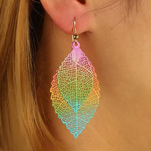 Load image into Gallery viewer, Trendy leaves Shape Colorful Drop Earrings - earringsly