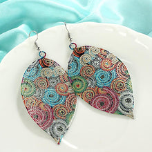 Load image into Gallery viewer, Trendy leaves Shape Colorful Drop Earrings - earringsly