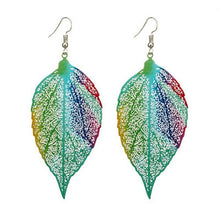 Load image into Gallery viewer, Trendy leaves Shape Colorful Drop Earrings - earringsly