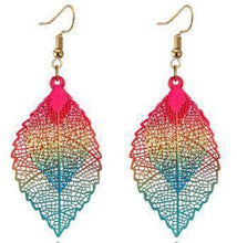 Load image into Gallery viewer, Trendy leaves Shape Colorful Drop Earrings - earringsly