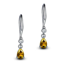 Load image into Gallery viewer, Silver 925 Elegant Simple Drop Earrings - earringsly