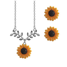 Load image into Gallery viewer, Acrylic Sunflower Stud Earrings