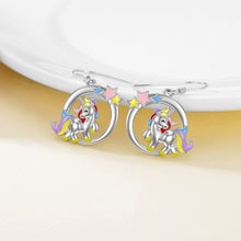 Load image into Gallery viewer, Cute Unicorn Rhinestone Stud Earrings