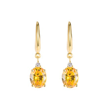 Load image into Gallery viewer, Fabulous Yellow Crystal Drop Earrings