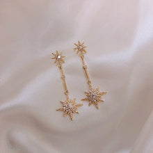 Load image into Gallery viewer, Wild Star Long Drop Beautiful Crafted Earrings
