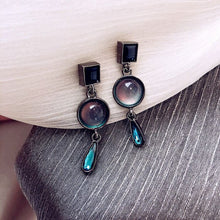 Load image into Gallery viewer, Luxury Charm Round Water Dangle Earrings
