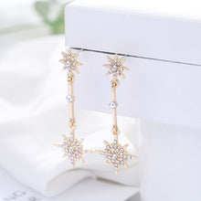 Load image into Gallery viewer, Wild Star Long Drop Beautiful Crafted Earrings
