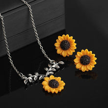 Load image into Gallery viewer, Acrylic Sunflower Stud Earrings

